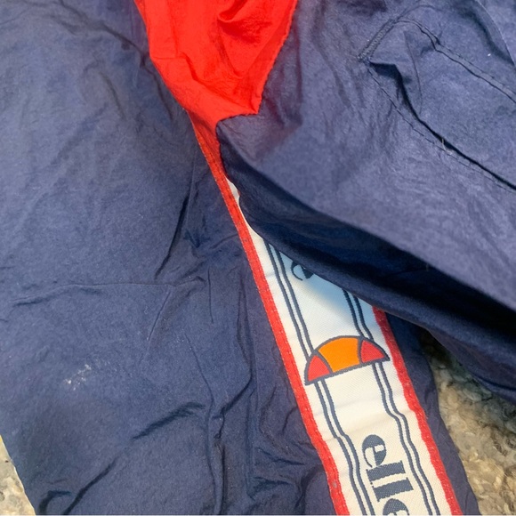 VTG 90s Ellesse Hooded Zip Up Softshell Logo Jacket - Picture 13 of 14